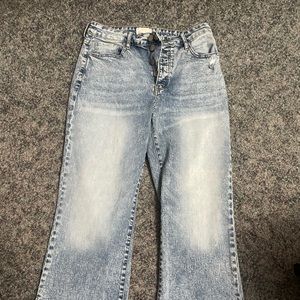 Gilded Intent Wide Leg Jeans